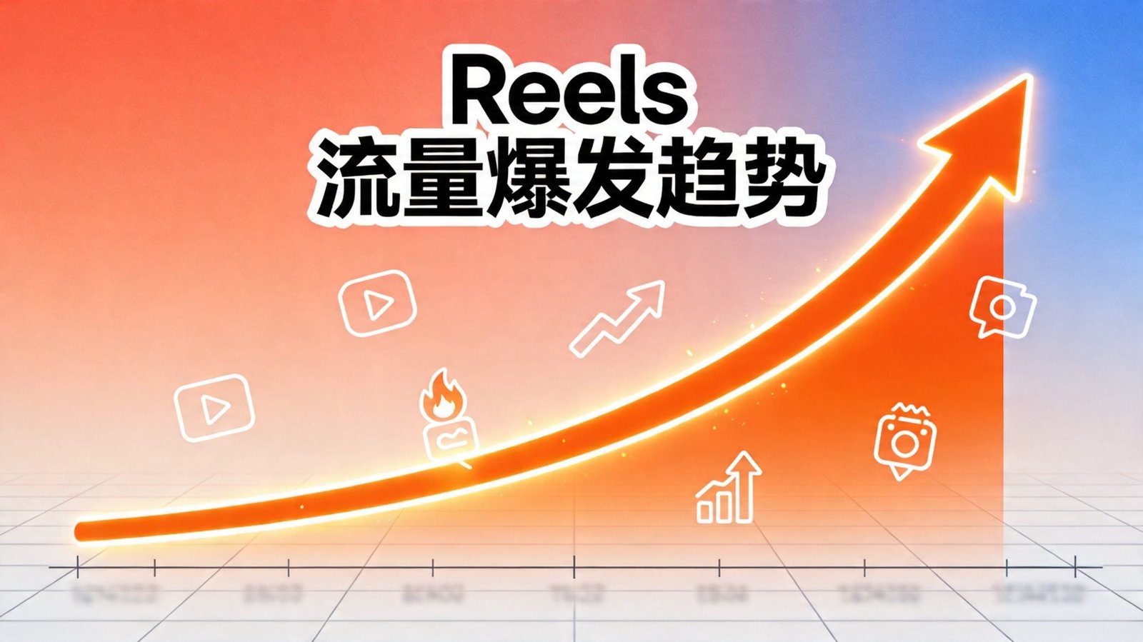 Instagram Reels流量爆发趋势图