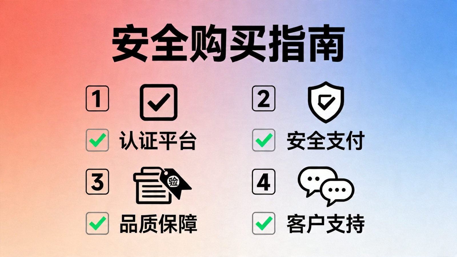 Instagram安全购买指南Checklist